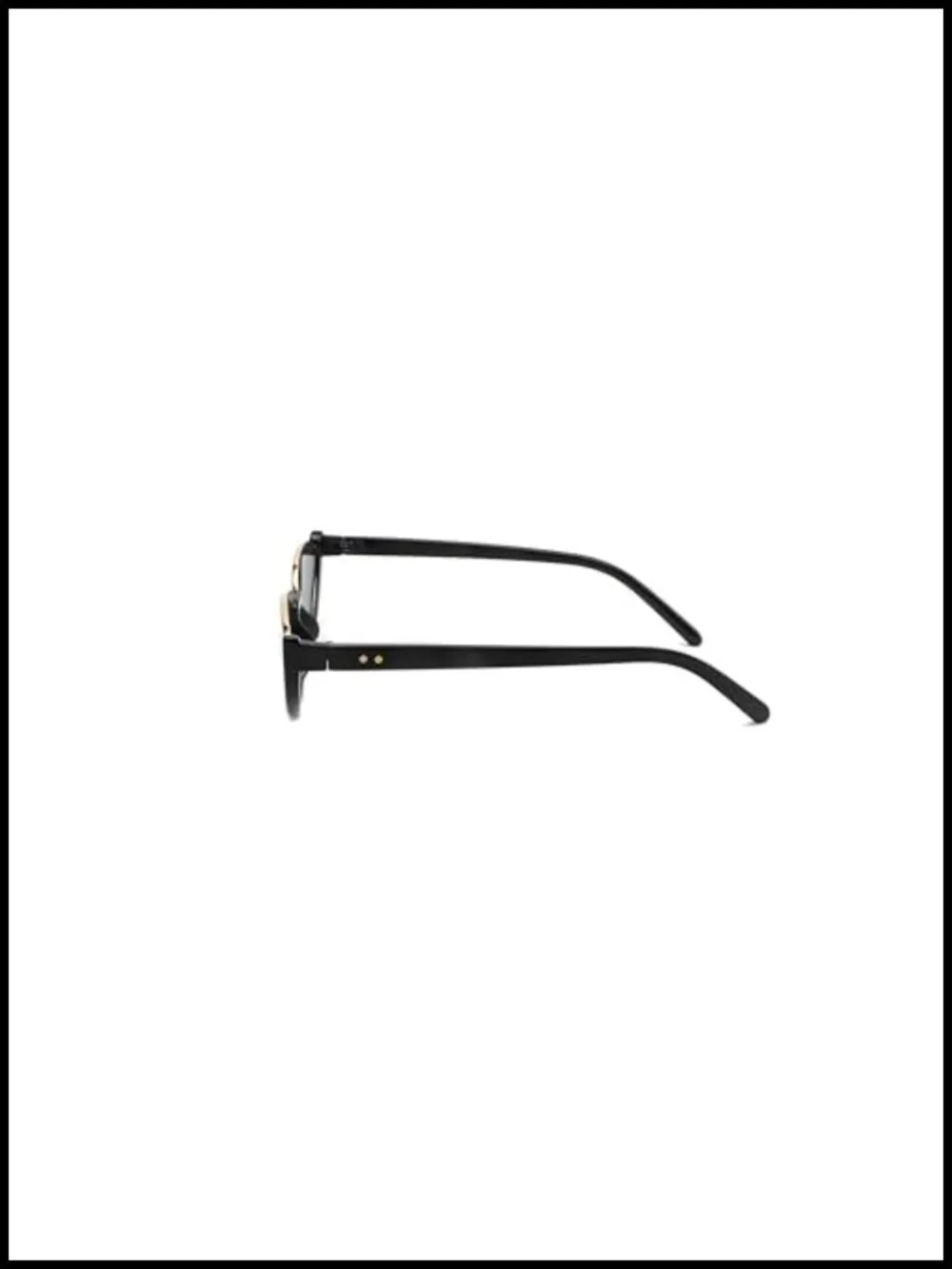 Half-frame Cat Eye Sunglasses for Driving Outdoor Fashion Wear Narrow Shades